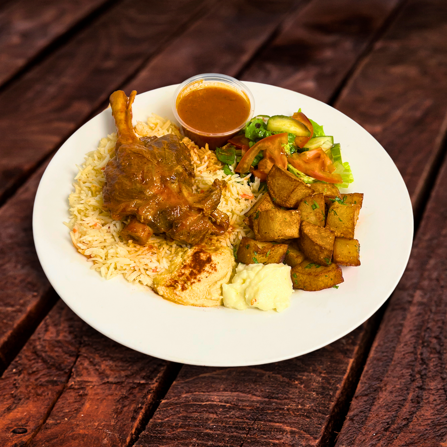 Lamb Shank Plate