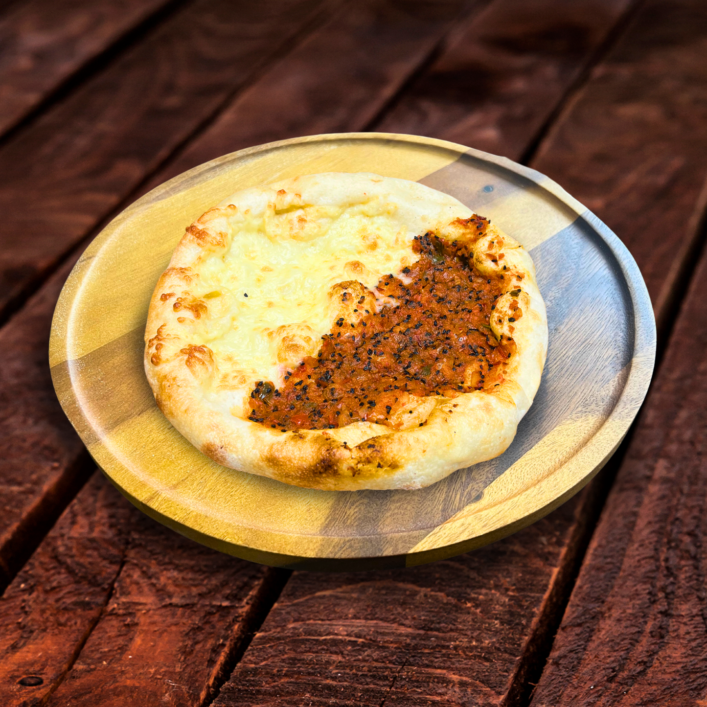 Mix Cheese and Mhamara Manakeesh 8"