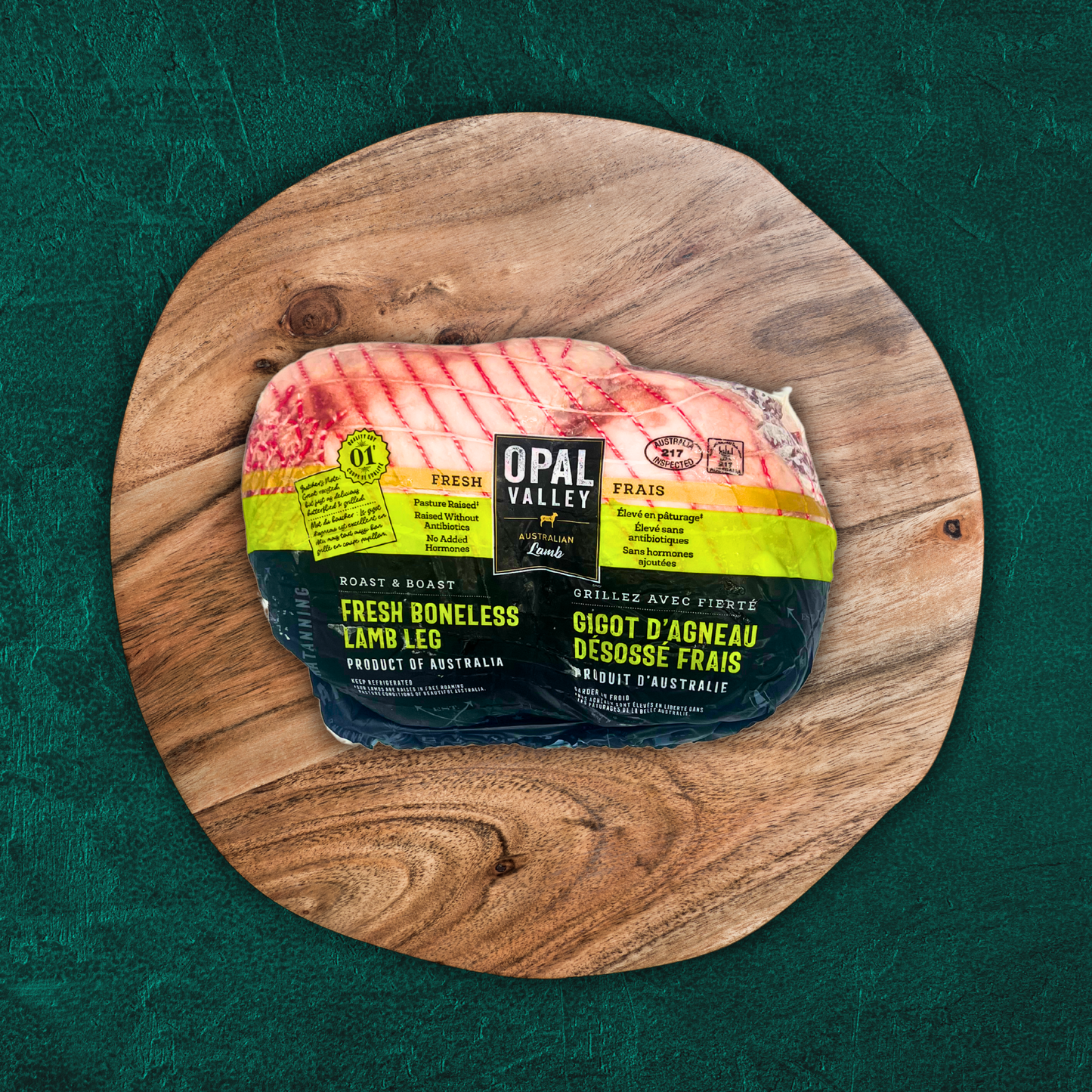 Frozen Boneless Lamb Leg, $9.49 Lb