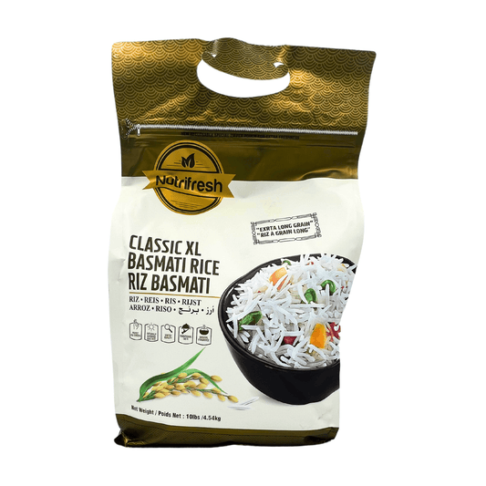 Nutrifresh: Basmati Rice, Extra Long Grain, 4.54 kg