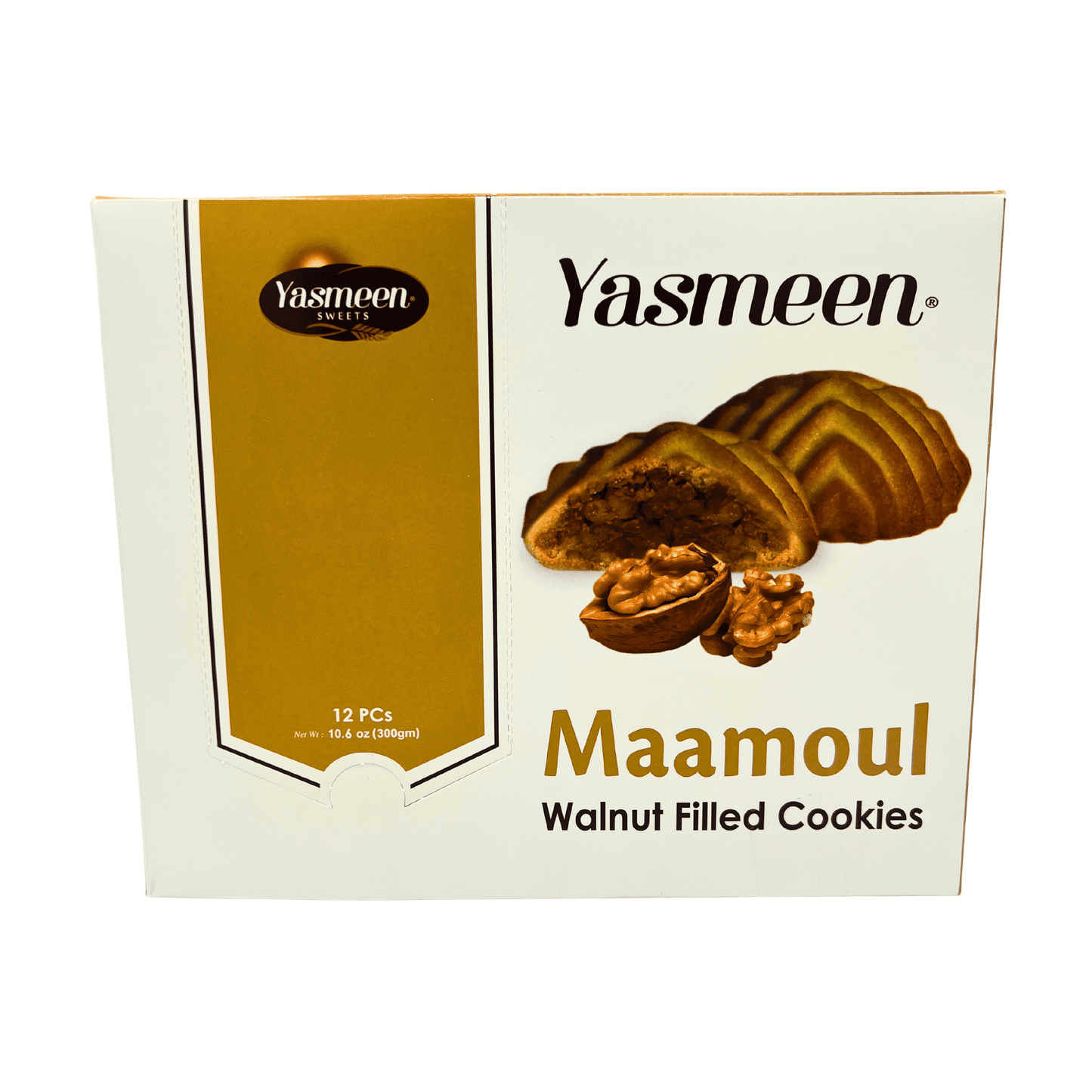 Yasmeen: Maamoul, Walnut Filled Cookies, 12 Pcs