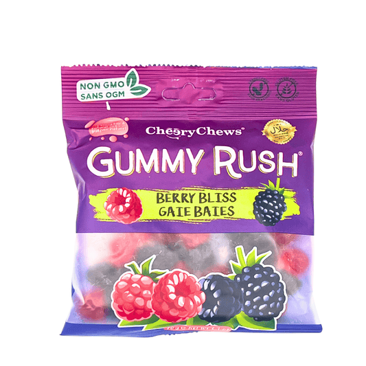 Cheery Chews: Gummy Rush, Berry Bliss, 90 g